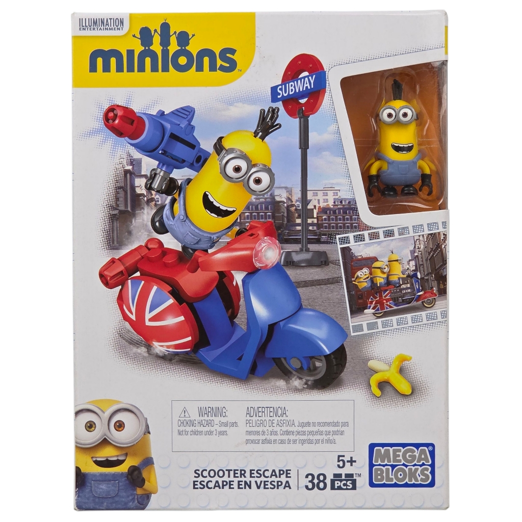 Mega Bloks Minions Scooter Escape Set  Mega Brands 2015 Read